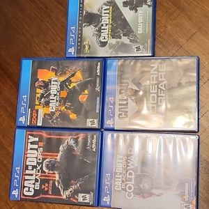 5 Call of Duty Playstation 4 games